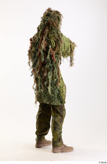 Andrew Elliott in Ghillie Aiming Gun aiming gun standing whole…